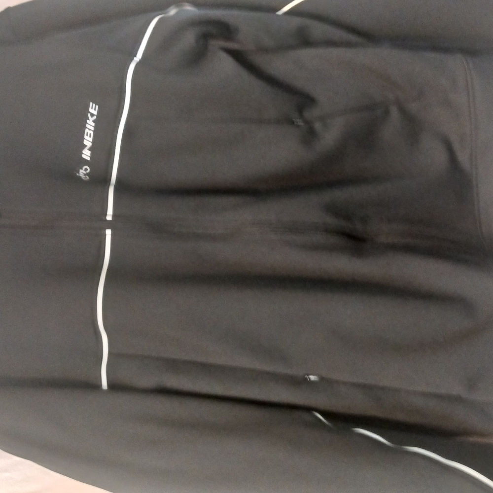 INBIKE Black Jacket with White Accents